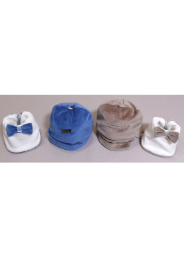 SET CINIGLIA CAPPELLINO E BAVETTA